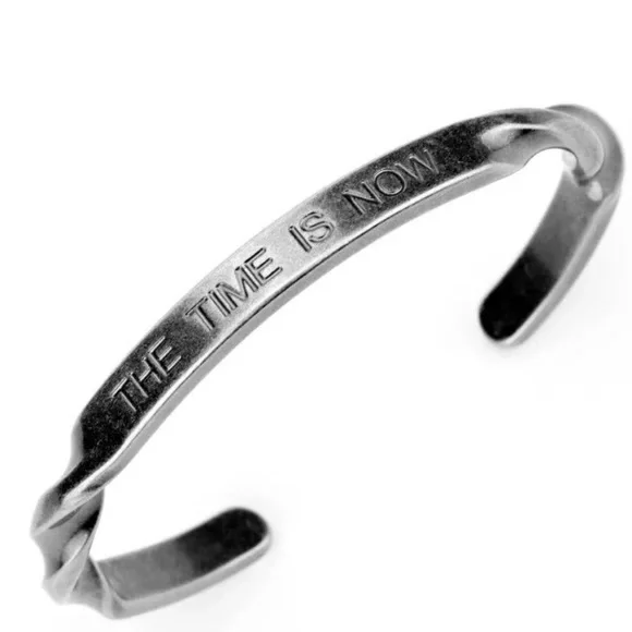 Steel hammered bracelet - Picture 6 of 6